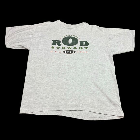 Tour Champ Vintage 1996 Rod Stewart USA Band Tour Shirt Adult XL - Picture 1 of 6